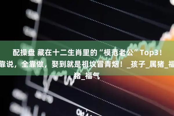 配操盘 藏在十二生肖里的“模范老公”Top3！不靠说，全靠做，娶到就是祖坟冒青烟！_孩子_属猪_福气