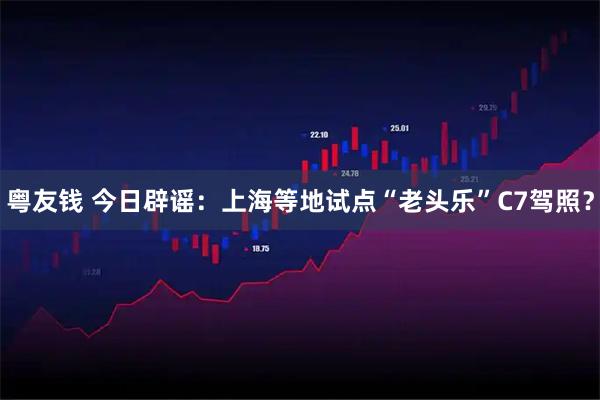 粤友钱 今日辟谣：上海等地试点“老头乐”C7驾照？