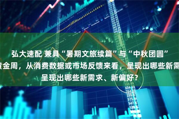 弘大速配 兼具“暑期文旅续篇”与“中秋团圆”双重属性的黄金周，从消费数据或市场反馈来看，呈现出哪些新需求、新偏好？
