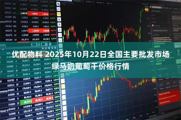 优配物料 2025年10月22日全国主要批发市场绿马奶葡萄干价格行情